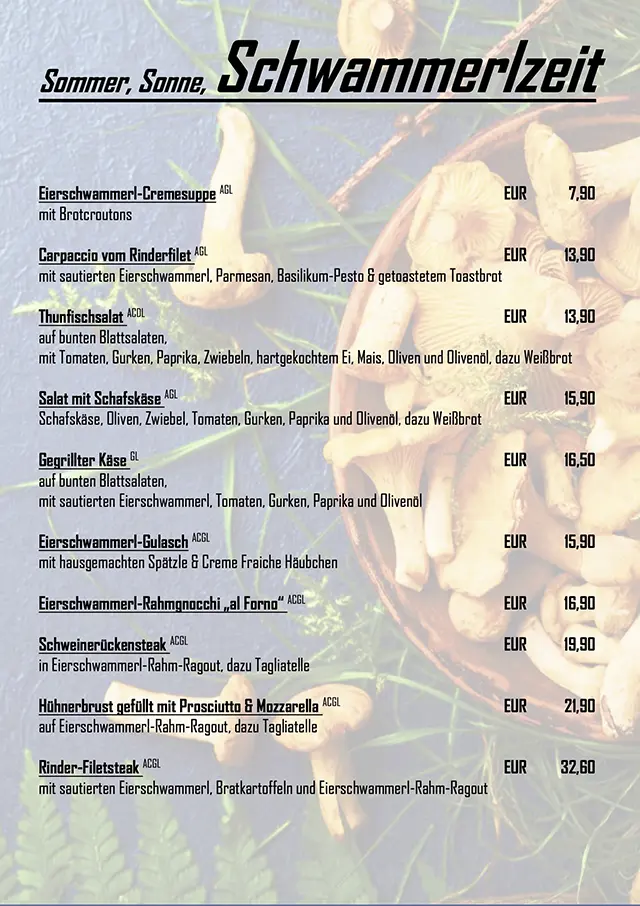 Sommerspecials im Restaurant Rudolf Graz
