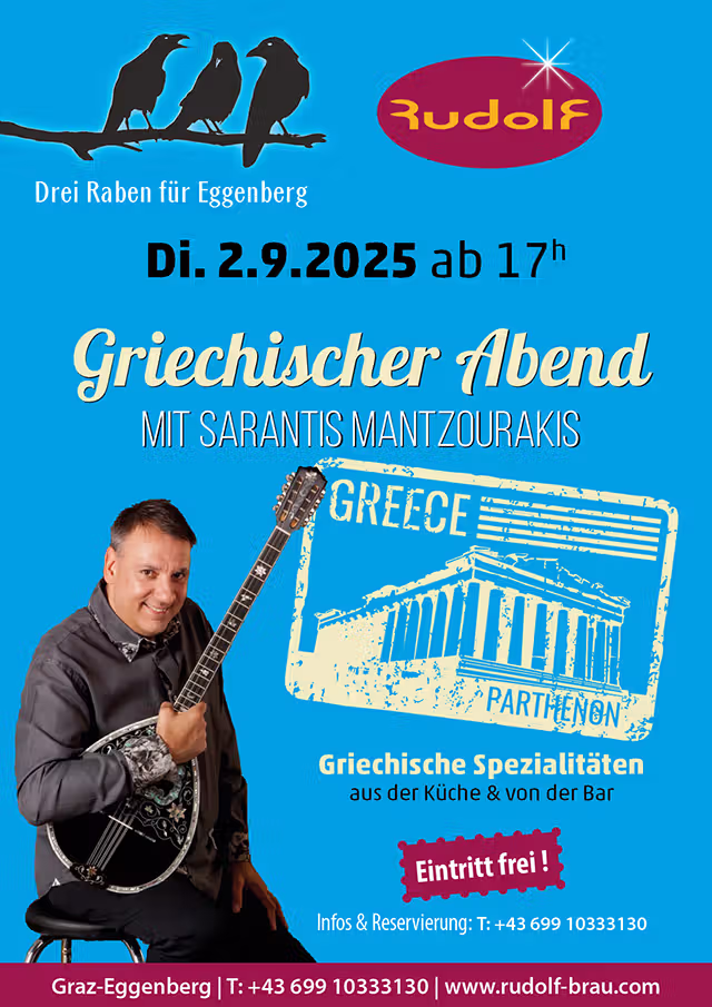 Griechischer Abend im Restaurant Rudolf Graz